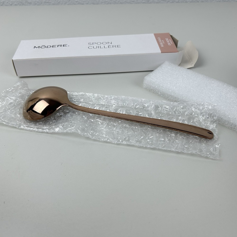 Modere Trim Spoon Rose Gold Engraved  New In Box Item Limited‎ Edition - Picture 3 of 4